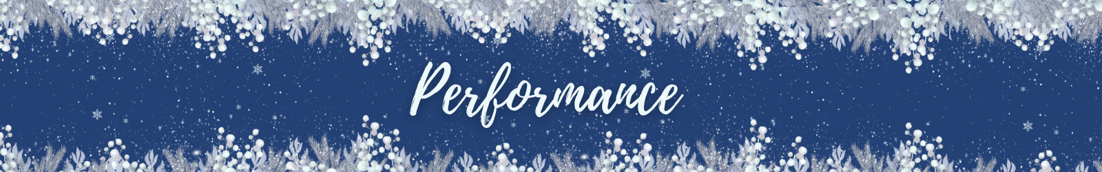 Performance -December Leadership Development Carnival Divider